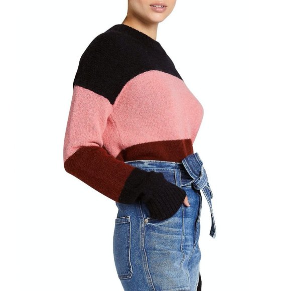 A.L.C. Morrison Alpaca-Blend Color-Block Sweater - Picture 5 of 15